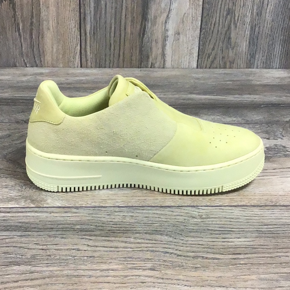 NEW Nike Air Force 1 Sage XX Luminous Green Yellow - Picture 5 of 6
